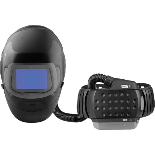 Casque de soudage Speedglas G5-03 Pro-Air avec syst&egrave;me de respirateur d'&eacute;puration d'air propuls&eacute; Adflo — filtre autoassombrissant VC, Masque de soudage, Pile Lithium-ion Superchem Industries