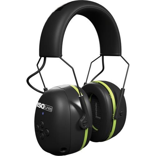 &eacute;couteurs Bluetooth Air Defender noir & vert, Style Bandeau, 24 dB Superchem Industries