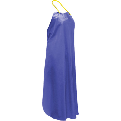 CoverMe Apron, PVC/Vinyl, 45" L x 35" W, Blue Superchem Industries