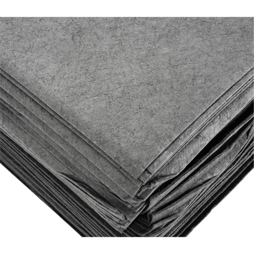 Feuilles absorbantes souffl&eacute;es, Universel, 15" x 19", 12 gal. d'absorption Superchem Industries