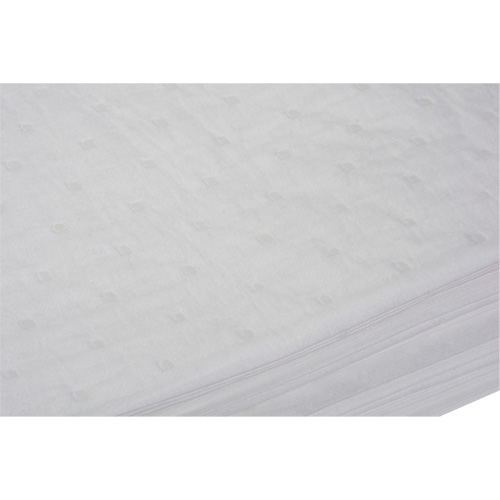 Bonded Sorbent Pad, Oil Only, 15" x 19", 10 gal. Absorbancy Superchem Industries