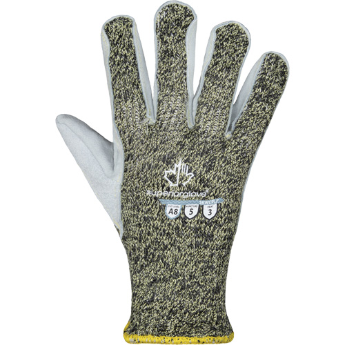 Gants de protection thermique avec paumes en cuir ParaActiv SKWCPLP , Taille T-petit, Calibre 7, Enveloppe en ParaActiv, ASTM ANSI niveau A8 Superchem Industries