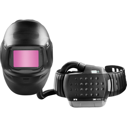 Masque de soudage &agrave; usage intensif Speedglas G5-01 avec syst&egrave;me de respirateur d'&eacute;puration d'air propuls&eacute; Adflo, Masque de soudage, Pile Lithium-ion Superchem Industries