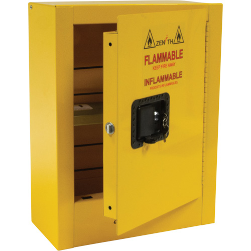 Armoire de s&eacute;curit&eacute; miniature pour produits inflammables, 2 gal., 1 Porte(s), 17" La x 22" h x 8" p Superchem Industries