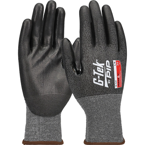 G-Tek&reg; Paradox Seamless Knit Blended Gloves, X-Small, 21 Gauge, Polyurethane Coated, ASTM ANSI Level A4 Superchem Industries