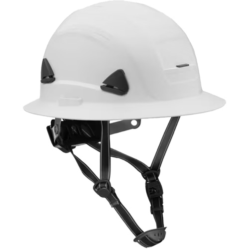 Fibre Metal Climbing Style Helmet with Full Brim, Meets CSA Type 2, Ratchet Suspension, Non-Vented Superchem Industries