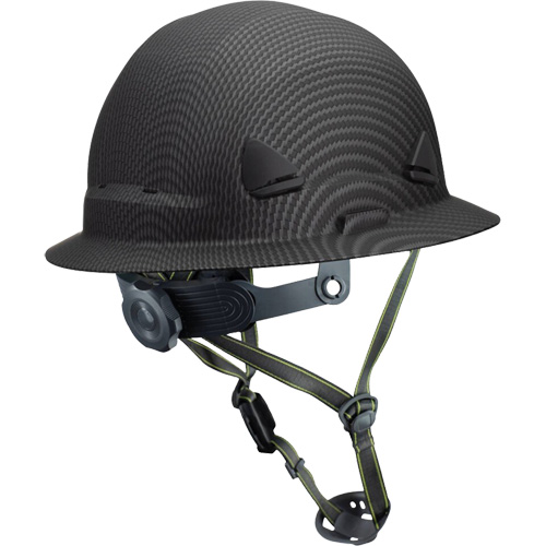 Fibre Metal Climbing Style Helmet with Full Brim, Meets CSA Type 2, Ratchet Suspension, Non-Vented Superchem Industries