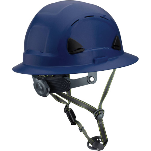 Casque Fibre Metal de style escalade avec bordure compl&egrave;te, R&eacute;pond aux normes CSA type 2, Suspension Rochet, Ventil&eacute; Superchem Industries