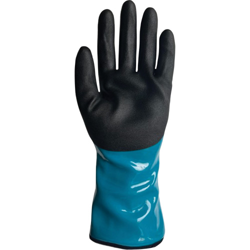 Gants alimentaires de protection contre les produits chimiques, le froid et la coupe, Taille 7, 12" lo, PVC, Doublure en Nylon Superchem Industries