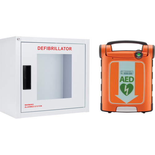Trousse DEA Powerheart G5 avec armoire, Automatique, Bilingue, Classe 3 Superchem Industries