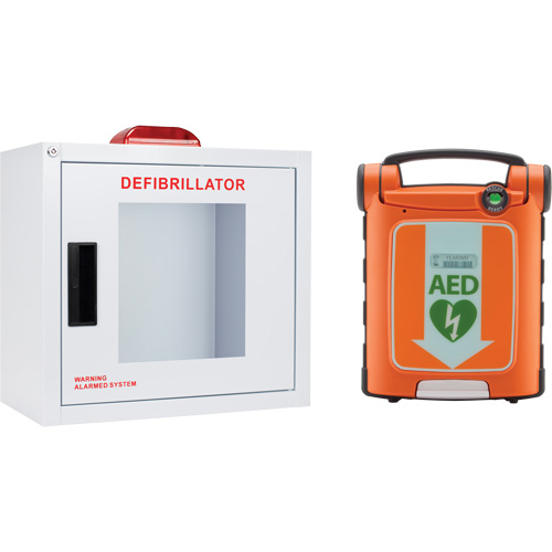 Trousse DEA Powerheart G5 avec armoire, Semi-automatique, Bilingue, Classe 3 Superchem Industries