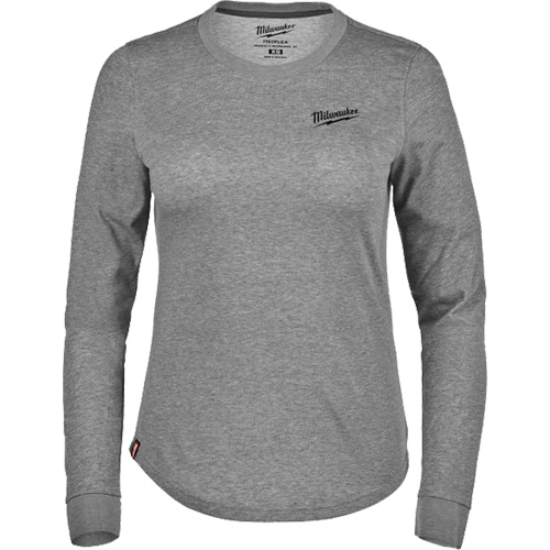 FREEFLEX Long-Sleeve Hybrid T-Shirt, Women's, X-Small, Grey Superchem Industries