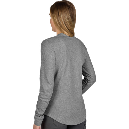FREEFLEX Long-Sleeve Hybrid T-Shirt, Women's, X-Small, Grey Superchem Industries