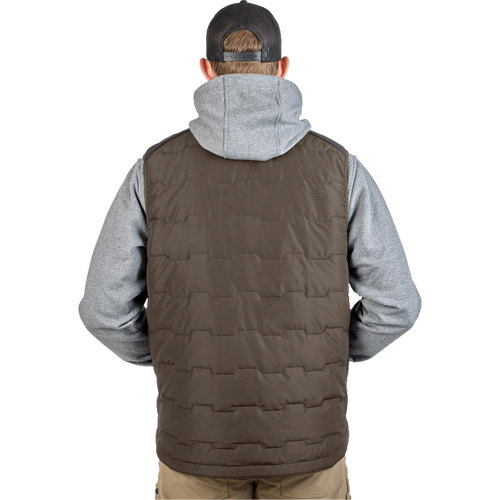 FREEFLEX Lightweight Insulated Vest, Men's, Small, Brown Superchem Industries