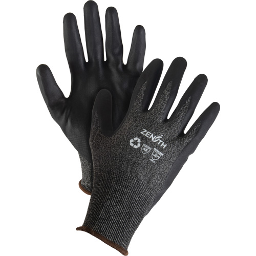 Eco-Friendly Lightweight High-Dexterity Cut-Resistant Gloves, Size 9, 21 Gauge, Foam Nitrile Coated, Stainless Steel/HPPE/RPET Shell, ASTM ANSI Level A5 Superchem Industries