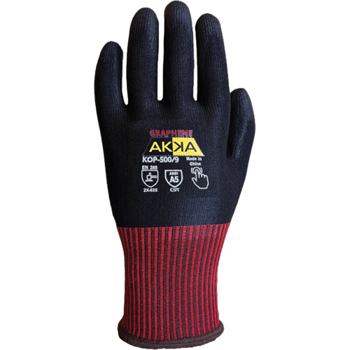 KOP-500 High Cut-Protection Gloves, Size 11, 13 Gauge, Polyurethane Coated, Nylon/HPPE/Spandex/Graphene Shell, ASTM ANSI Level A5/EN 388 Level E Superchem Industries