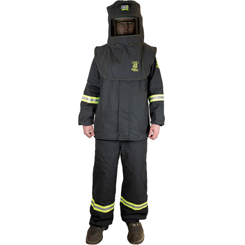 TCG Medium Arc Flash Suit Kit, 40 cal/cm² Superchem Industries