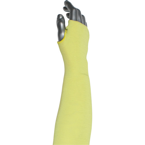 Kut Gard&reg; Single-Ply Cut-Resistant Sleeve, Aramid/ATA&reg;, 12", ASTM ANSI Level A4, Yellow Superchem Industries