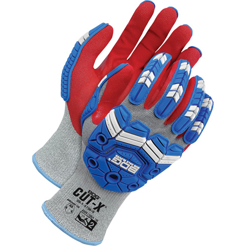 Gants antichocs r&eacute;sistants &agrave; la coupe pour &eacute;crans tactiles Cut-X, 13, Paume en Mousse de nitrile, Poignet &eacute;lastique Superchem Industries