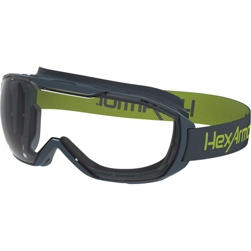 MX500 Safety Goggles, Clear Lens, Anti-Fog/Anti-Scratch, Indirect Vent Superchem Industries