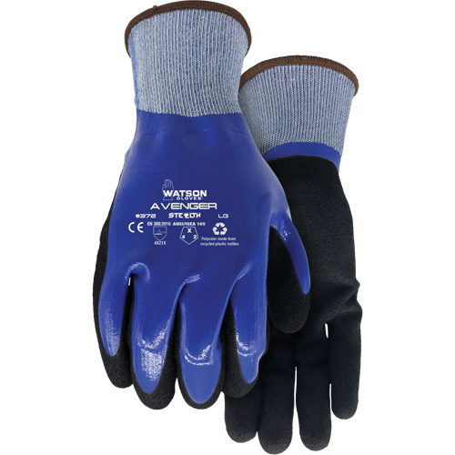 Gants Stealth Avenger 372, Petit, R&ecirc;vetement Nitrile, Calibre 15, Enveloppe en rPET Superchem Industries