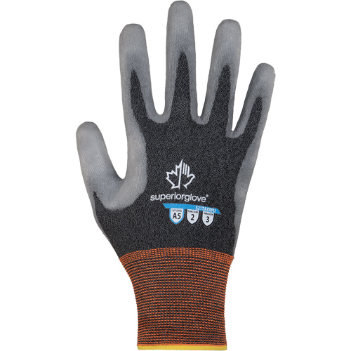 Gants de protection contre la coupe Dexterity PRO S21TAXRPU, Taille 11, Calibre 21, Rev&ecirc;tement Polyur&eacute;thane, Enveloppe en Nylon/TenActiv, ASTM ANSI niveau A5 Superchem Industries