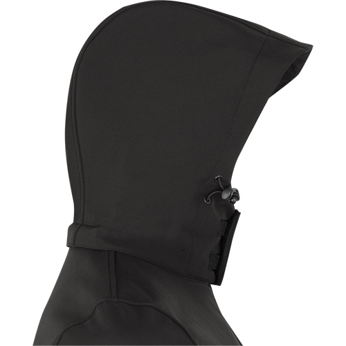 Heated Soft-Shell Jacket, Men's, Small, Black Superchem Industries