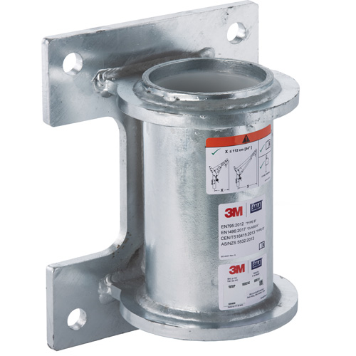DBI-SALA&reg; Confined Space Wall Mount Base, Galvanized Superchem Industries
