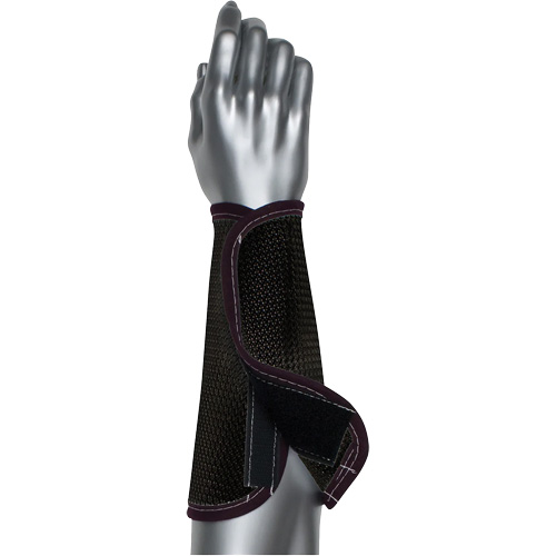 Kut Gard&reg; 2-Ply Cane Mesh Sleeve, Nylon, 9", ASTM ANSI Level A4, Black Superchem Industries