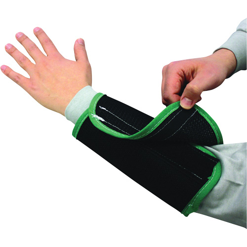 Kut Gard&reg; 2-Ply Cane Mesh Sleeve, Nylon, 9", ASTM ANSI Level A4, Black Superchem Industries