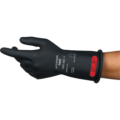 Gants &eacute;lectriques isol&eacute;s ultra l&eacute;gers ActivArmr RIG R011BUL, ASTM classe 0, Taille 11, 11" lo Superchem Industries