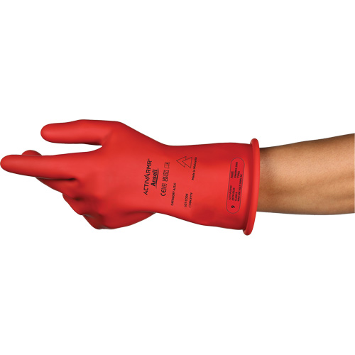 Gants &eacute;lectriques isol&eacute;s ultra l&eacute;gers ActivArmr RIG R011RUL, ASTM classe 0, Taille 9, 11" lo Superchem Industries