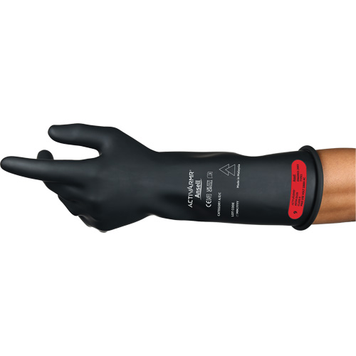 Gants &eacute;lectriques isol&eacute;s ultra l&eacute;gers ActivArmr RIG R014BUL, ASTM classe 0, Taille 11, 14" lo Superchem Industries