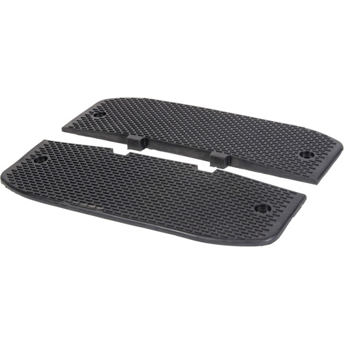 Embouts d'extr&eacute;mit&eacute;s pour bosse de d&eacute;c&eacute;l&eacute;ration, Caoutchouc, 3' lo x 20" la x 2" h Superchem Industries