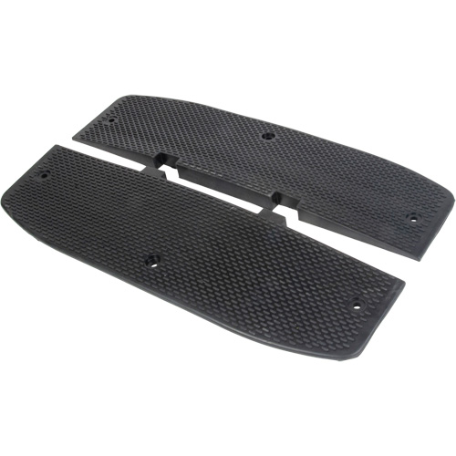 Embouts d'extr&eacute;mit&eacute;s pour bosse de d&eacute;c&eacute;l&eacute;ration, Caoutchouc, 2' lo x 16" la x 1-1/4" h Superchem Industries