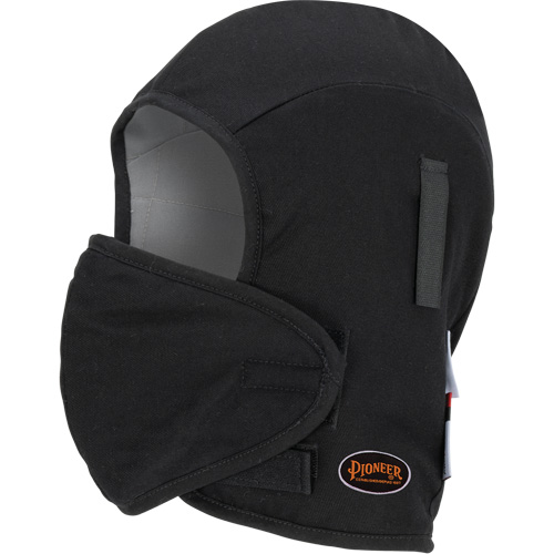 Doublure matelass&eacute;e ignifug&eacute;e Pioneer 766A pour casque de s&eacute;curit&eacute; avec embout buccal amovible, Noir/Gris, Coton/FR-Tech/Modacrylique/Nylon Superchem Industries