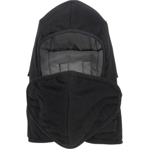 Doublure matelass&eacute;e ignifug&eacute;e Pioneer 766A pour casque de s&eacute;curit&eacute; avec embout buccal amovible, Noir/Gris, Coton/FR-Tech/Modacrylique/Nylon Superchem Industries