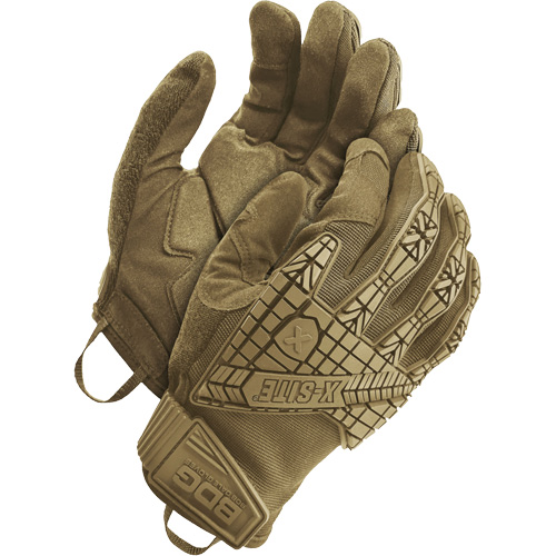 X-Site&reg; Impact Performance Gloves, Suede Palm, Size X-Small Superchem Industries