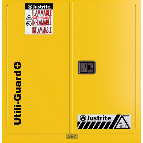 Armoire de s&eacute;curit&eacute; pour produits inflammables Utili-Guard+, 30 gal., 1 Porte(s), 43" La x 44" h x 22" p Superchem Industries