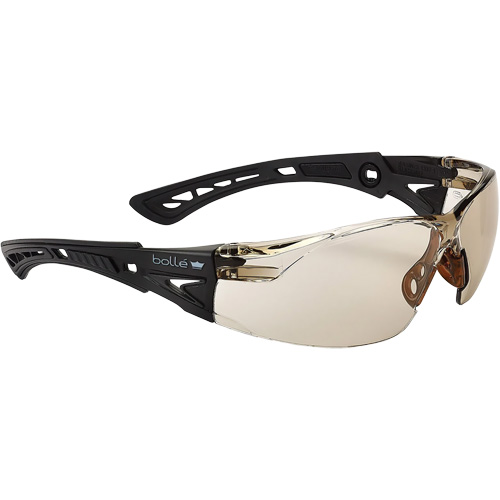 Rush+ BSSI Safety Glasses, Copper/Brown Lens, Anti-Fog/Anti-Scratch, ANSI Z87+ Superchem Industries
