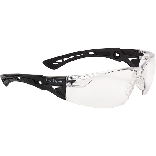 Rush+ Small BSSI Safety Glasses, Clear Lens, Anti-Fog/Anti-Scratch, ANSI Z87+ Superchem Industries