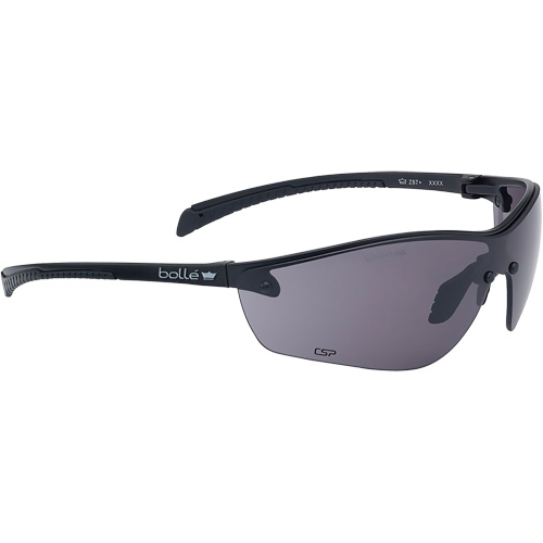 Silium+ BSSI Safety Glasses, Smoke/Grey Lens, Anti-Fog/Anti-Scratch, ANSI Z87+ Superchem Industries