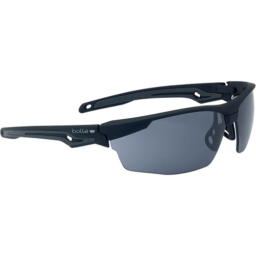 Tryon BSSI Ballistic Safety Glasses, Smoke/Grey Lens, Anti-Fog/Anti-Scratch, ANSI Z87+ Superchem Industries