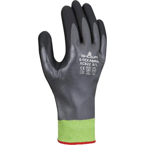 Gants r&eacute;sistants &agrave; la coupe S-TEX Alpha XC822, Taille 2T-Grand/10, Calibre 18, Rev&ecirc;tement Nitrile, Enveloppe en Tungst&egrave;ne, ASTM ANSI niveau A6 Superchem Industries