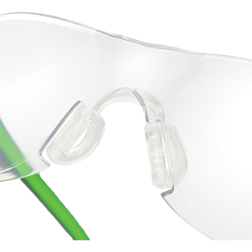 Adapt Lite Grey/Green Safety Glasses, Clear Lens, Anti-Fog/Anti-Scratch, ANSI Z87+/Meets/Exceeds CSA Z94.3 Superchem Industries