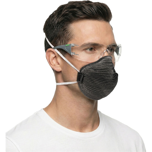 Adapt Lite Grey/Green Safety Glasses, Clear Lens, Anti-Fog/Anti-Scratch, ANSI Z87+/Meets/Exceeds CSA Z94.3 Superchem Industries