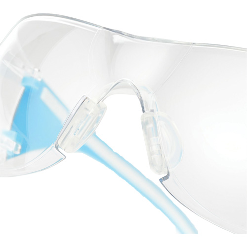 Lunettes de s&eacute;curit&eacute; bleu/blanc Adapt Lite, Lentille Transparent, Antibu&eacute;e/Anti-&eacute;gratignures, ANSI Z87+/R&eacute;pond ou surpasse la norme CSA Z94.3 Superchem Industries