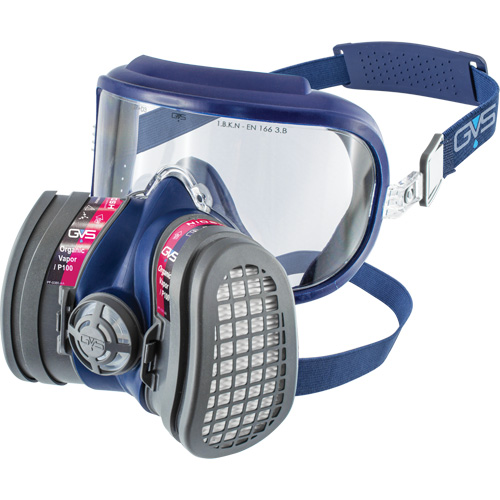 Respirateur &agrave; profil bas Elipse Integra OV-P100 NIOSH avec filtres de rechange, &eacute;lastom&egrave;re/Thermoplastique, Moyen/grand Superchem Industries
