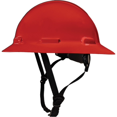 LIDGUARD&reg; Full Brim Hardhat with Chinstrap, Meets CSA Type 1, Ratchet Suspension, Vented Superchem Industries