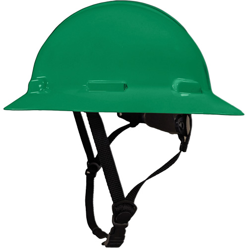 LIDGUARD&reg; Full Brim Hardhat with Chinstrap, Meets CSA Type 2, Ratchet Suspension, Vented Superchem Industries
